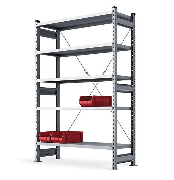 Стеллаж полочный СТ-031 2067x1366x300 (5 полок) - до 200 кг нагрузка