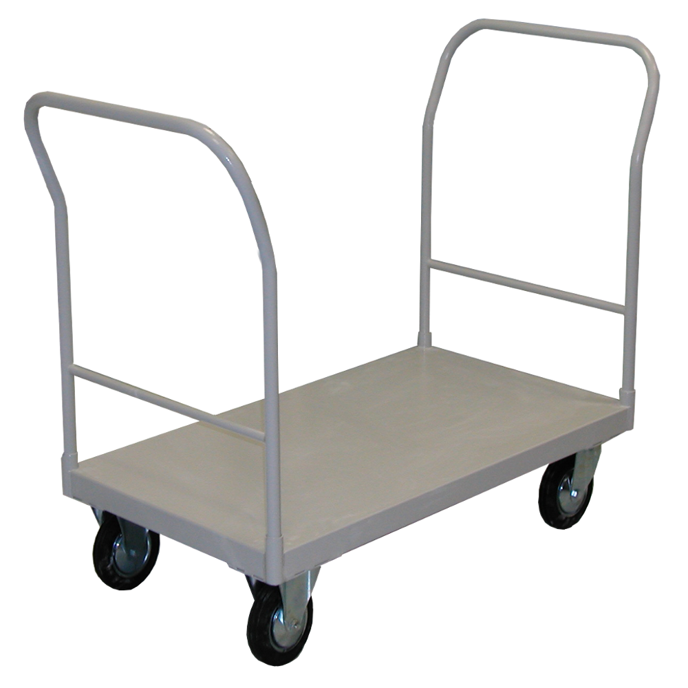 Тележка межкорпусная для перевозки медицинских грузов с двумя ручками МСК-539.200