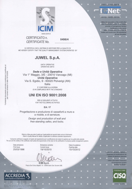 Сейф для офиса Juwel 4533